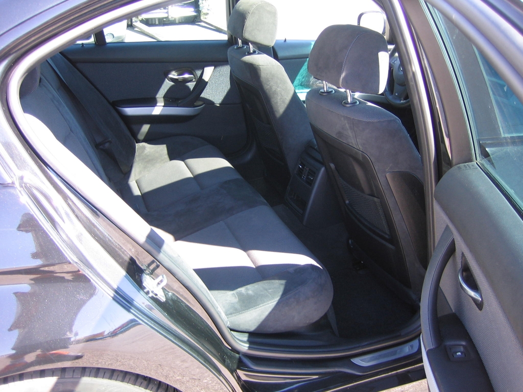 VISTA INTERIOR TRASERO BMW 335 D PACK M 3.0 285CV AUTOMATICO