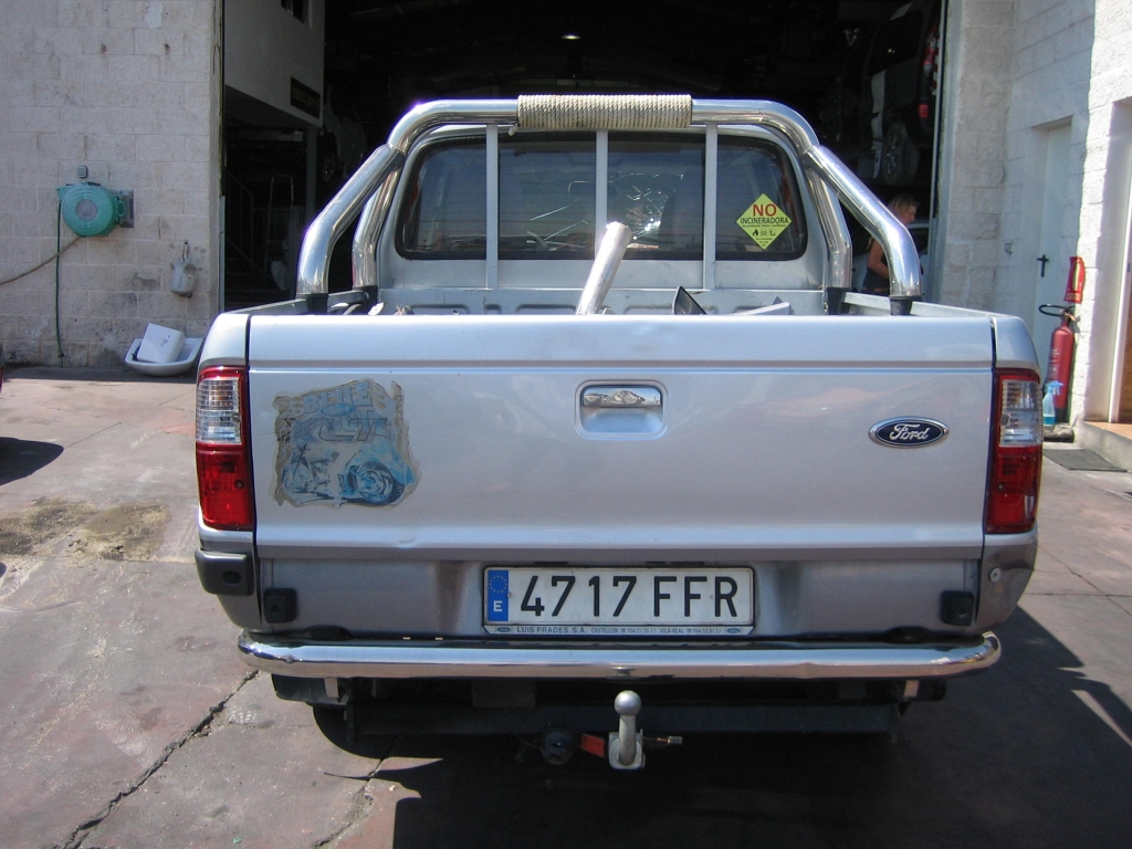 VISTA TRASERA FORD RANGER 2.5 TDCI 109CV 4X4 XLT