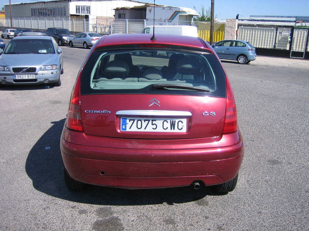 VISTA TRASERA CITROEN C-3 1.4 HDI 70CV PREMIER