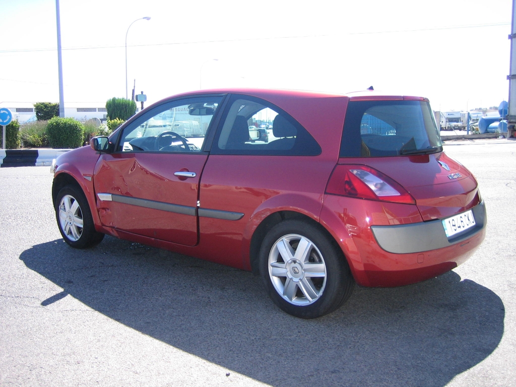 VISTA TRASERA IZQUIERDA RENAULT MEGANE 1.9 DCI 120CV