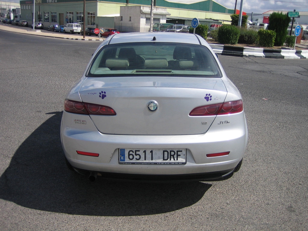 VISTA TRASERA ALFA ROMEO 159 1.9 JTD 140CV