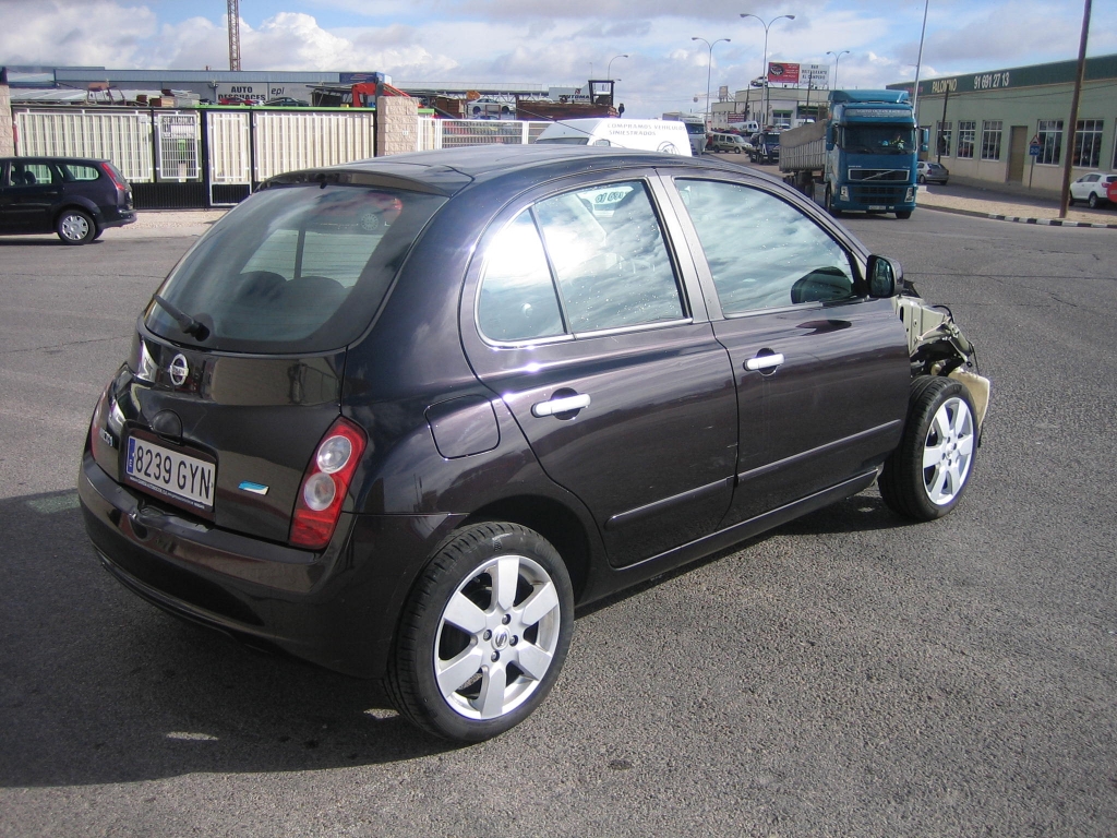 VISTA TRASERA DERECHA NISSAN MICRA 1.2 GASOLINA 80CV