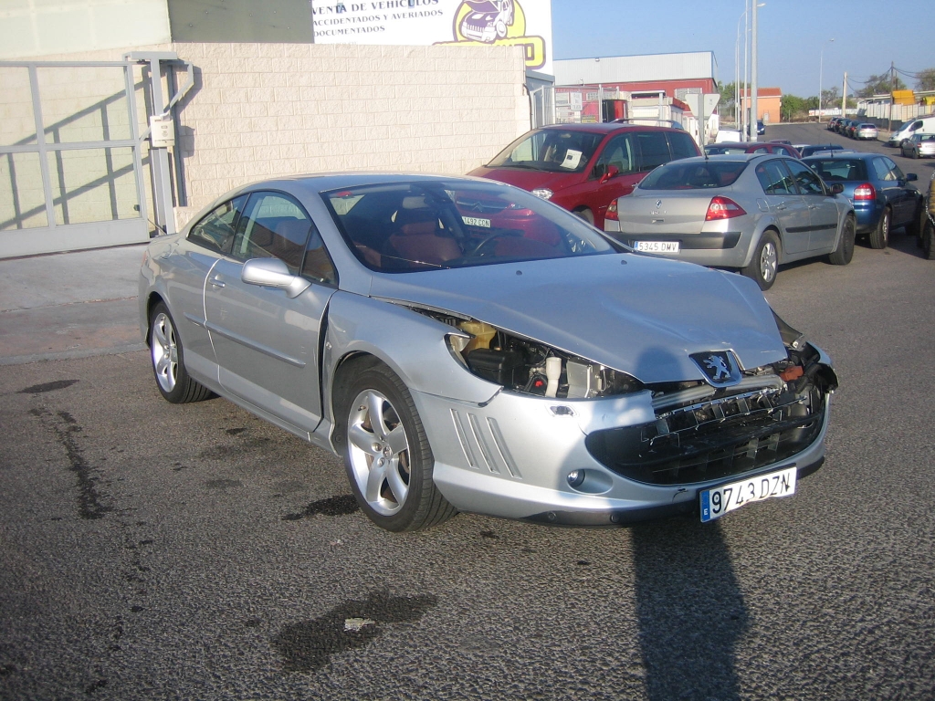 VISTA DELANTERA DERECHA PEUGEOT 407 COUPE 2.7 204CV AUTOMATICO