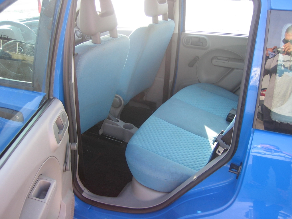 VISTA INTERIOR TRASERO FIAT PANDA 1.2 60CV GASOLINA