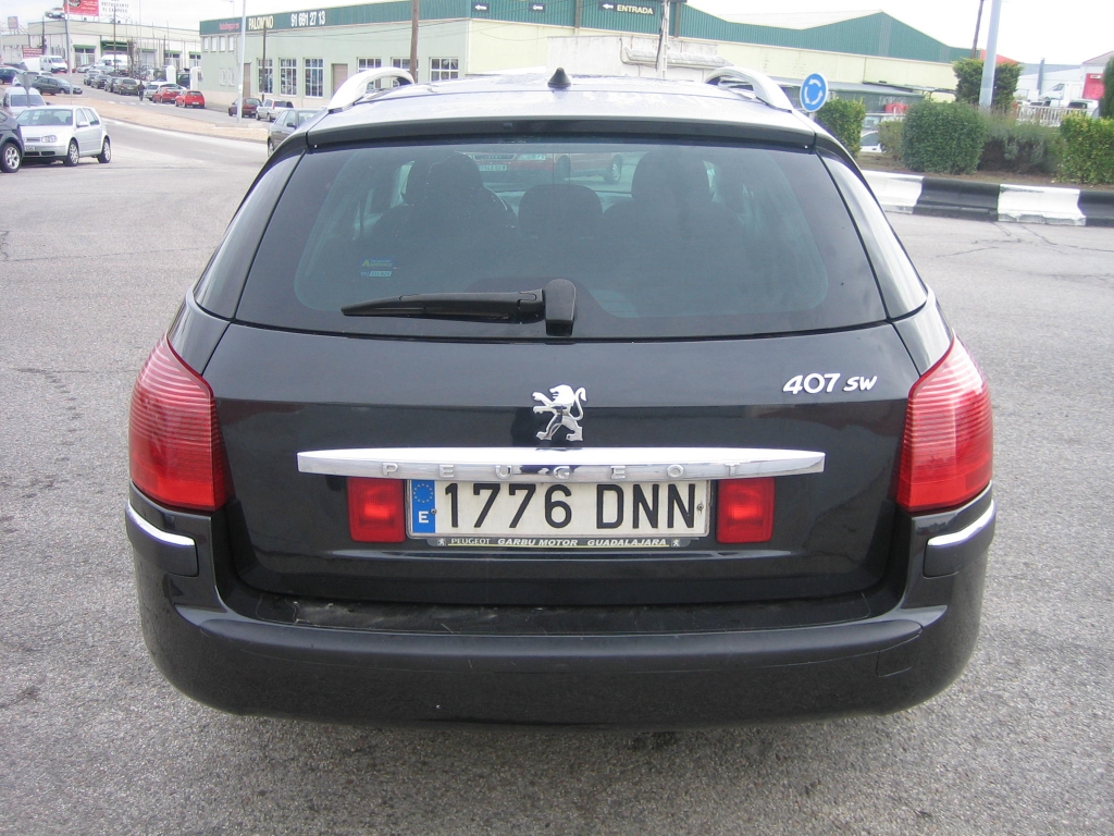 VISTA TRASERA PEUGEOT 407 SW ST SPORT 2.0 HDI 136CV