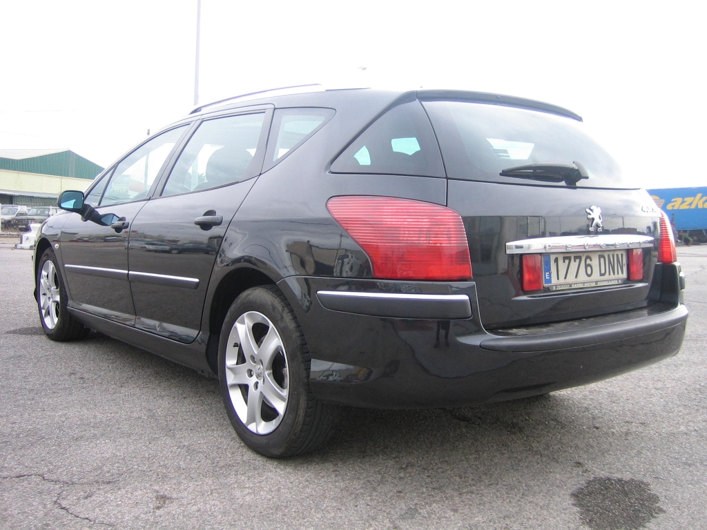 VISTA TRASERA IZQUIERDA PEUGEOT 407 SW ST SPORT 2.0 HDI 136CV