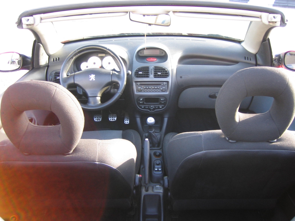 VISTA INTERIOR PEUGEOT 206 CC 2.0 I 138CV