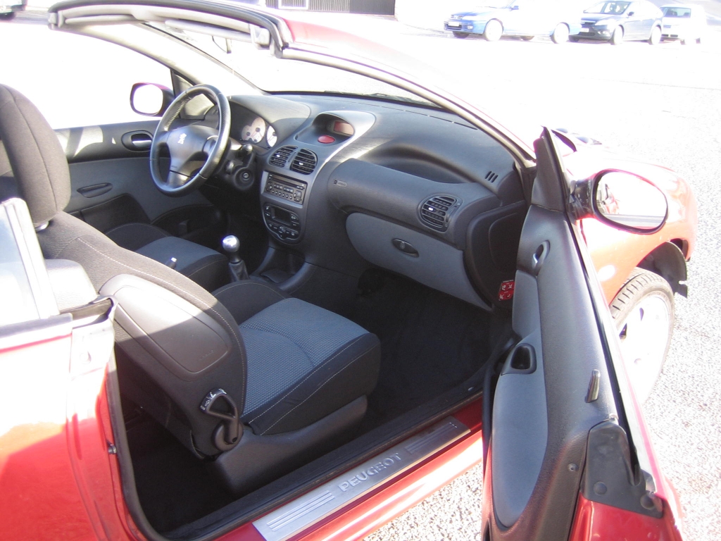 VISTA INTERIOR DERECHO PEUGEOT 206 CC 2.0 I 138CV