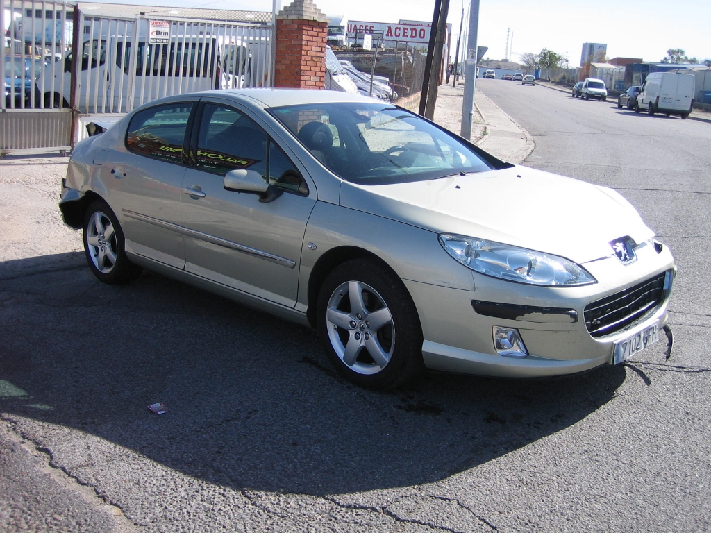 VISTA DELANTERA DERECHA PEUGEOT 407 2.2 163CV AUTOMATICO GASOLINA