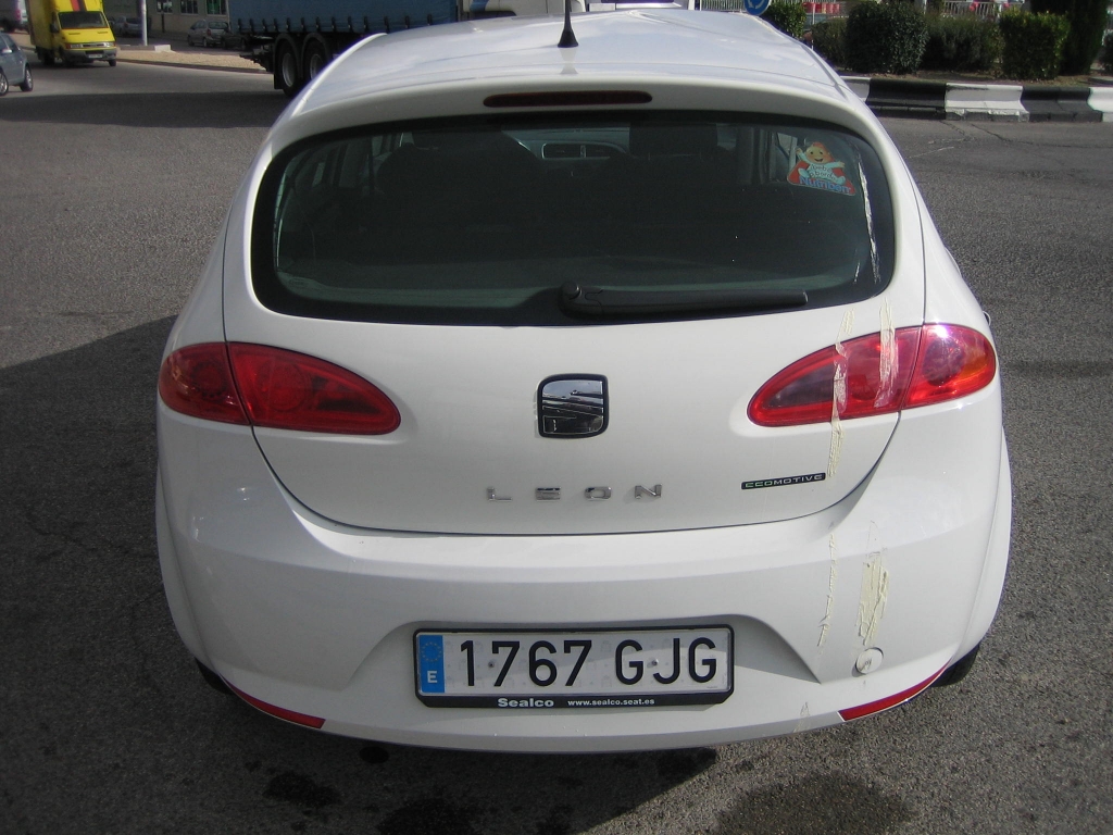 VISTA TRASERA SEAT LEON 1.9 TDI 105CV ECOMOTIVE