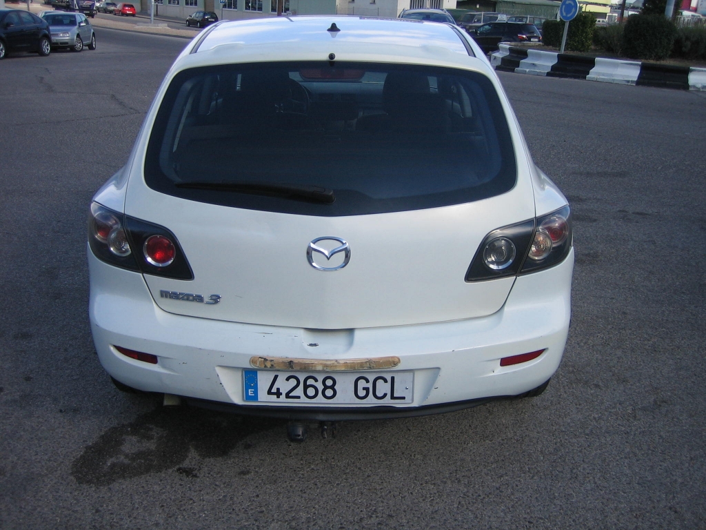 VISTA TRASERA MAZDA 3 1.6 CRTD ACTIVE + 109CV