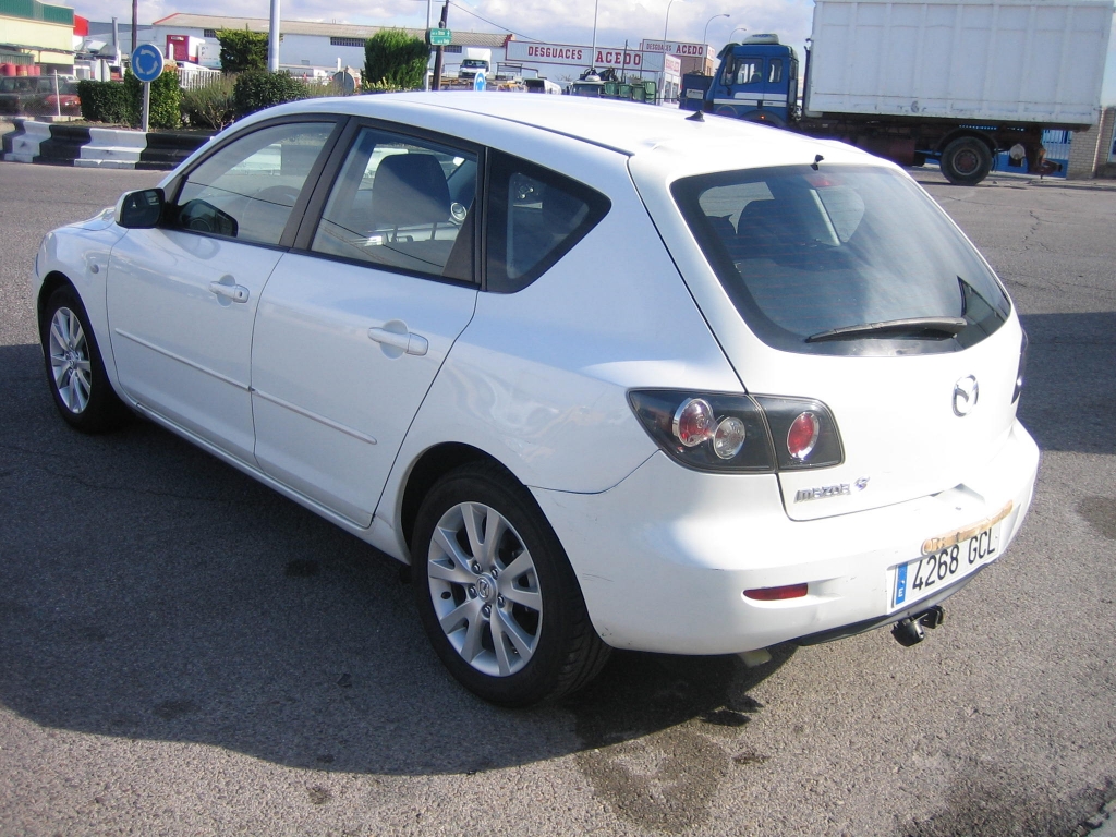 VISTA TRASERA IZQUIERDA MAZDA 3 1.6 CRTD ACTIVE + 109CV