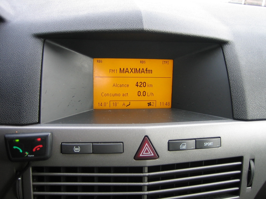 VISTA PANTALLA FRONTAL OPEL ASTRA 1.7 CDTI 100CV