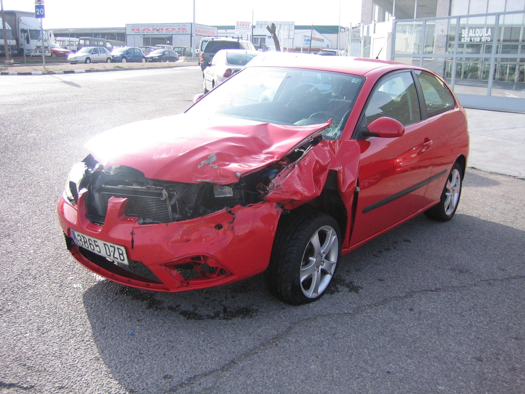 VISTA DELANTERA IZQUIERDA SEAT IBIZA 1.9 TDI 100CV