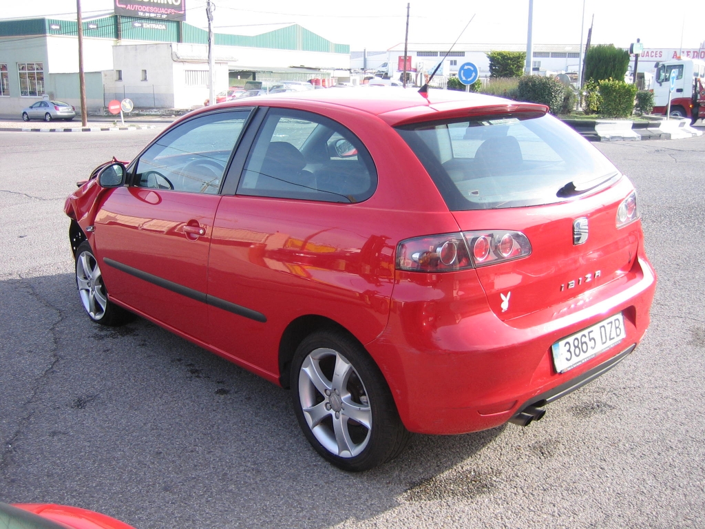 VISTA TRASERA IZQUIERDA SEAT IBIZA 1.9 TDI 100CV