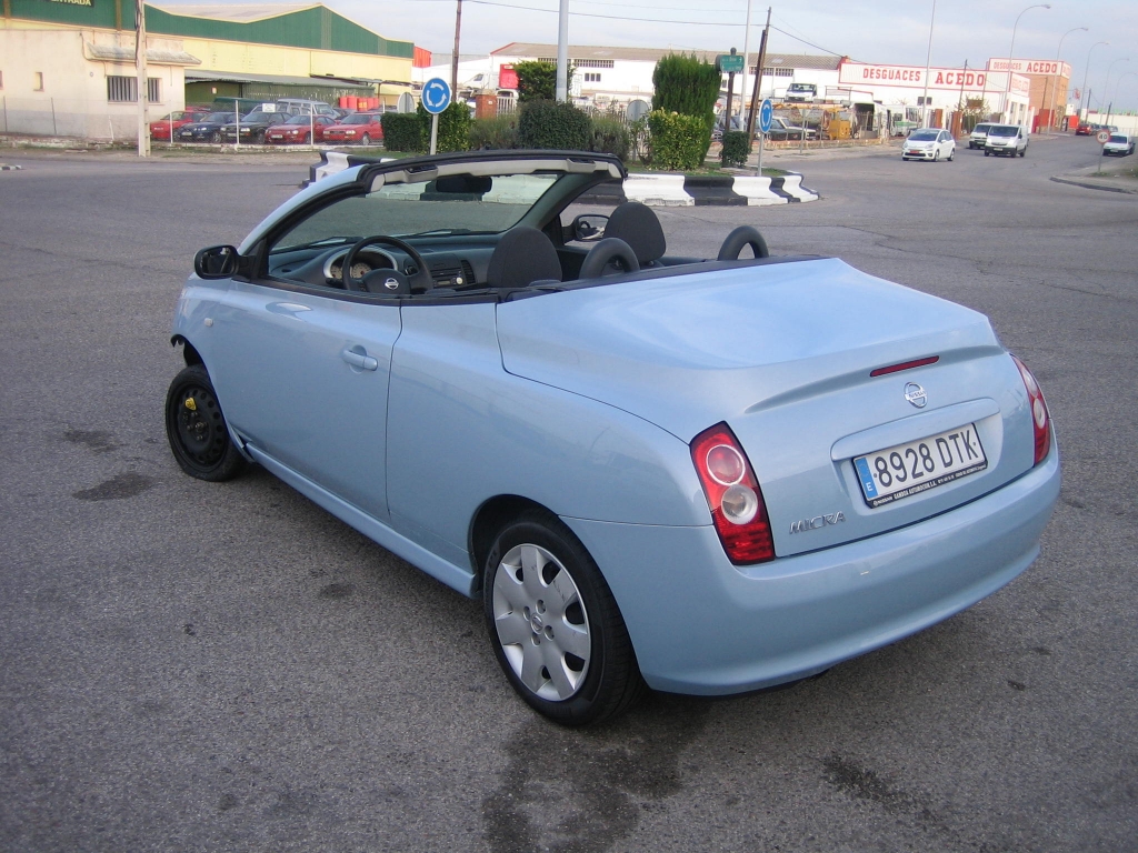 VISTA TRASERA IZQUIERDA NISSAN MICRA 1.4 I C C 88CV