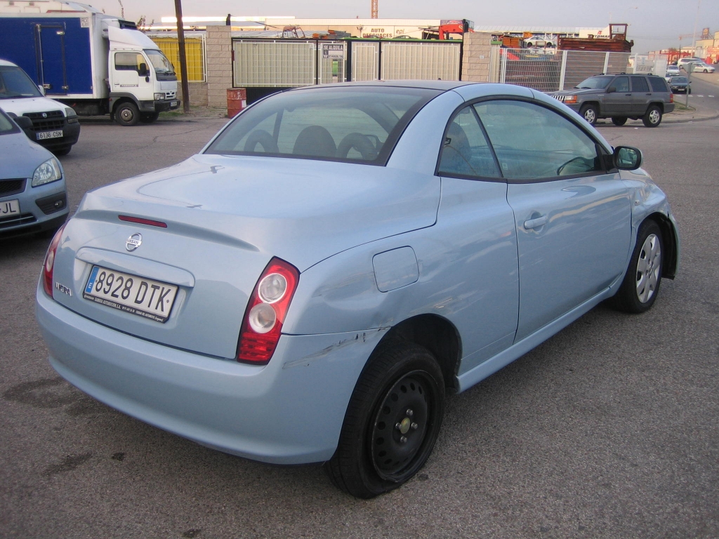 VISTA TRASERA DERECHA NISSAN MICRA 1.4 I C C 88CV