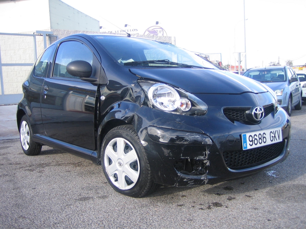 VISTA DELANTERA DERECHA TOYOTA AYGO 1.0 GASOLINA 75CV