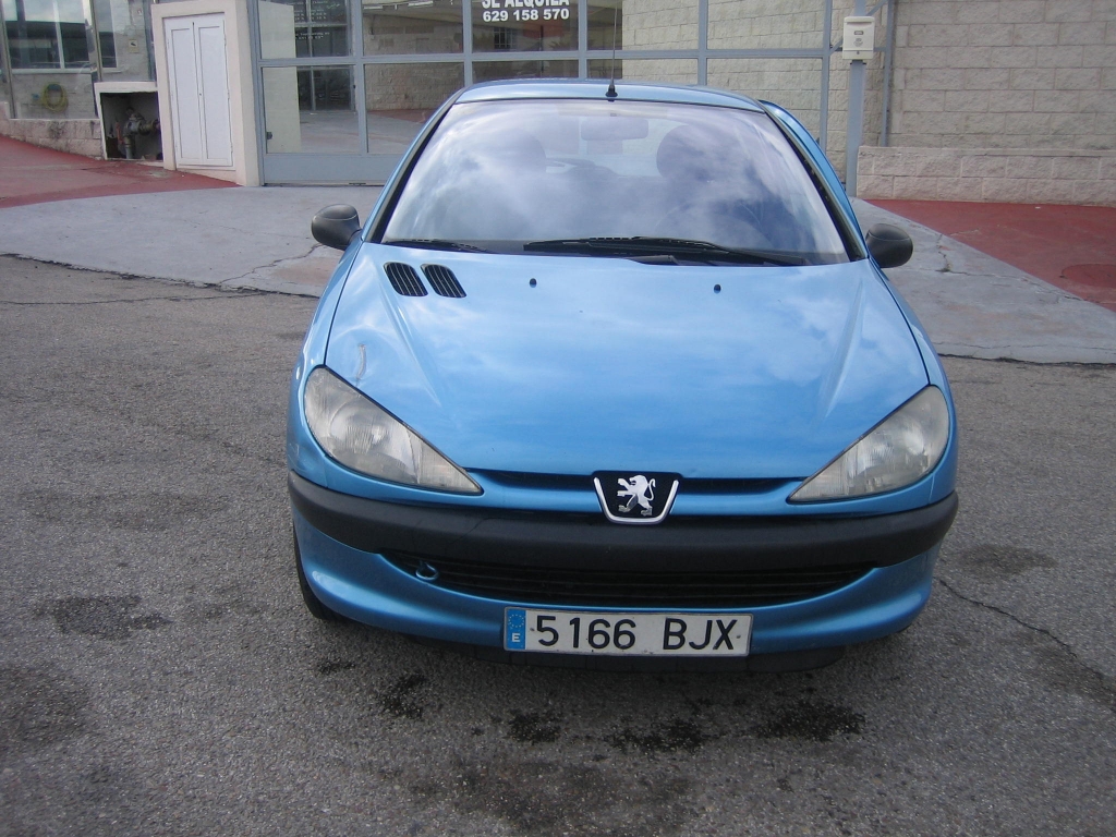 VISTA DELANTERA PEUGEOT 206 XR 1.9 D 70CV