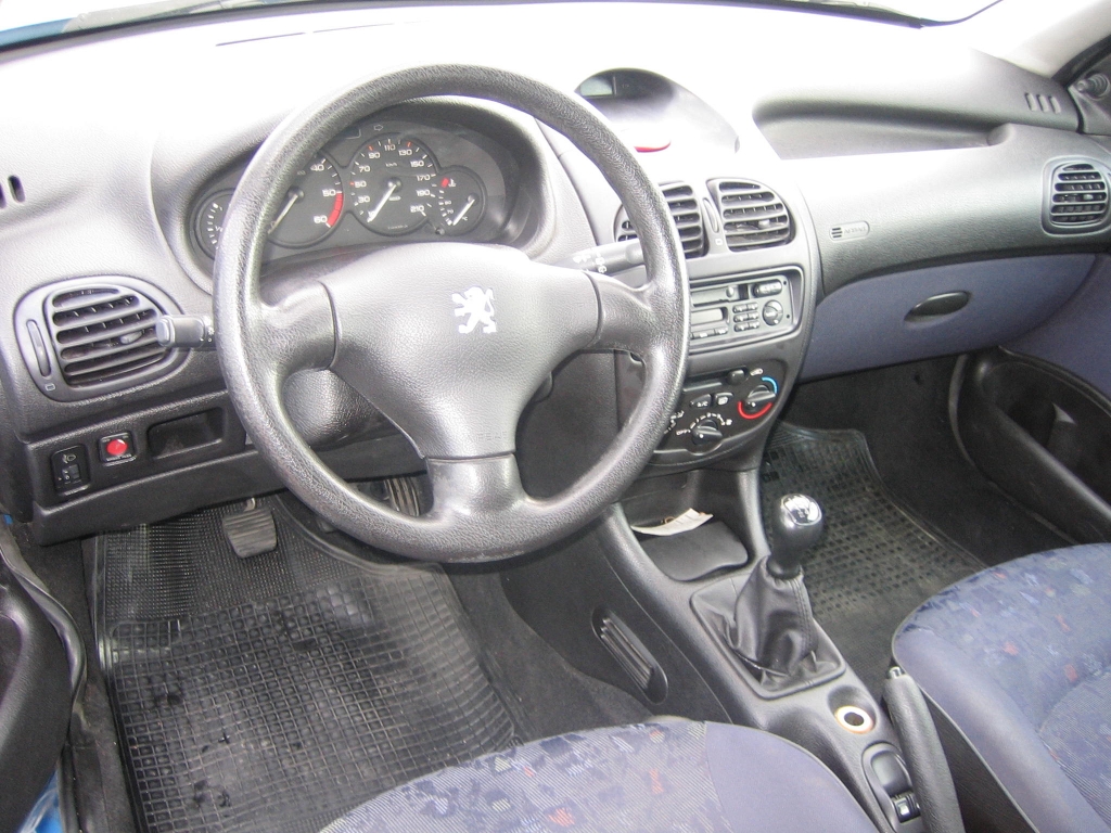 VISTA SALPICADERO PEUGEOT 206 XR 1.9 D 70CV