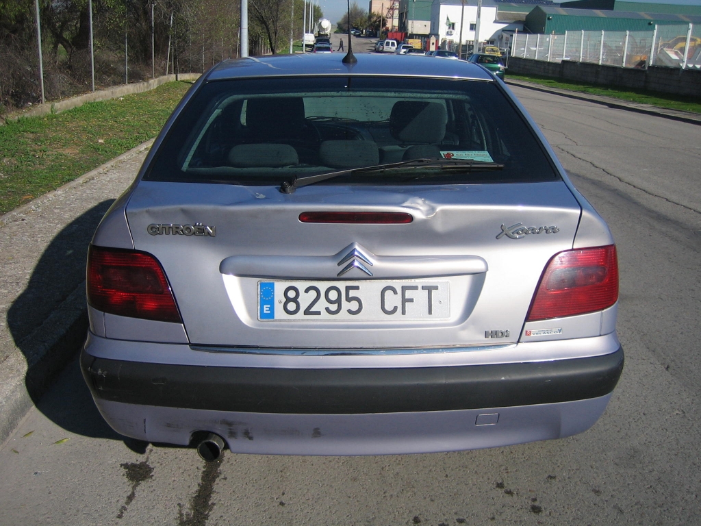 VISTA TRASERA CITROEN XSARA 1.4 HDI 68CV