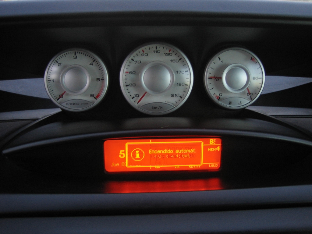 VISTA CUADRO CITROEN C-8 2.0 HDI 136CV 8 PLAZA