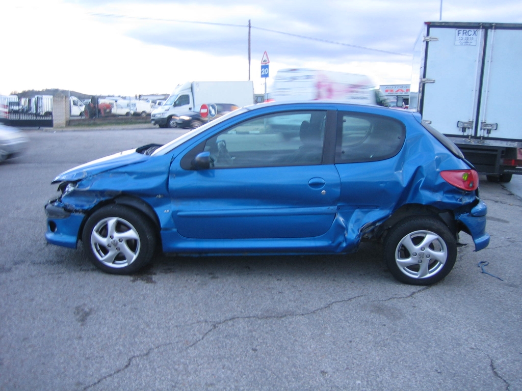 VISTA LATERAL GOLPEADO PEUGEOT 206 2.0 HDI 90CV