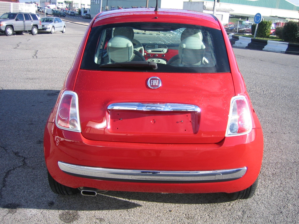 VISTA TRASERA FIAT 500 1.2 I 70CV