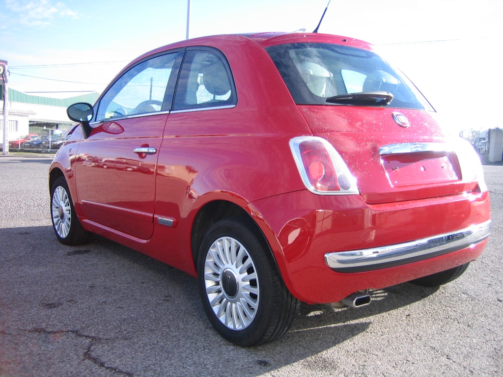 VISTA TRASERA IZQUIERDA FIAT 500 1.2 I 70CV
