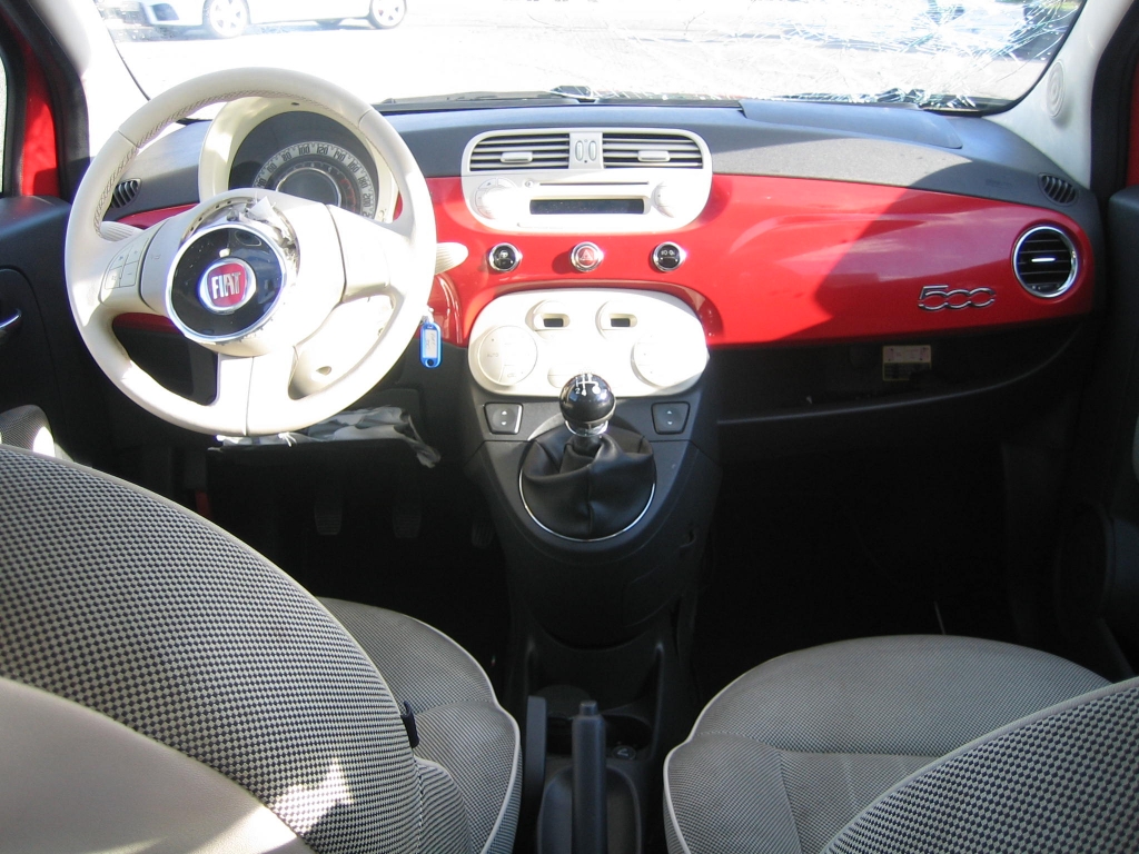 VISTA SALPICADERO FIAT 500 1.2 I 70CV