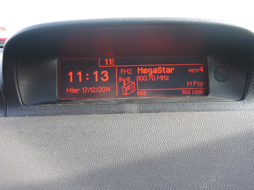 VISTA PANTALLA AUDIO PEUGEOT 307 SW PACK 1.6 HDI 90CV 7 PLAZAS,