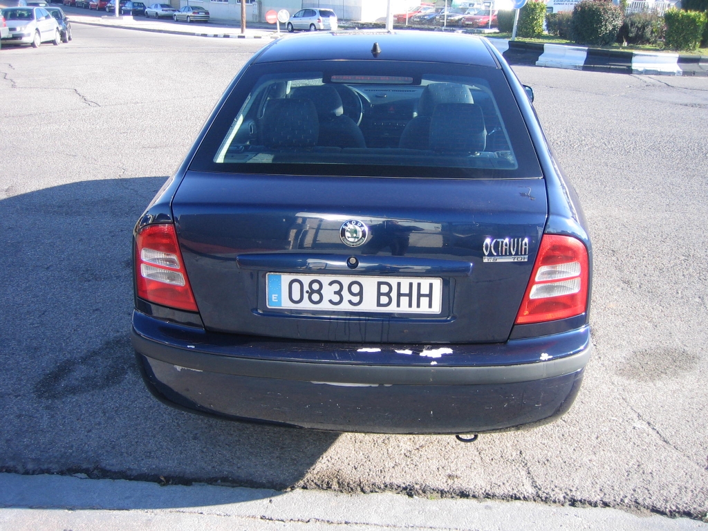 VISTA TRASERA SKODA OCTAVIA 1.9 TDI 90CV