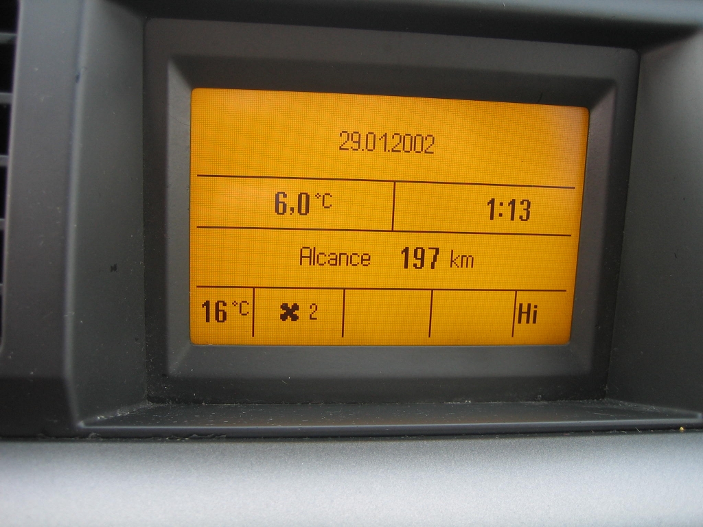 VISTA PANTALLA OPEL VECTRA 2.0 DTI 125CV