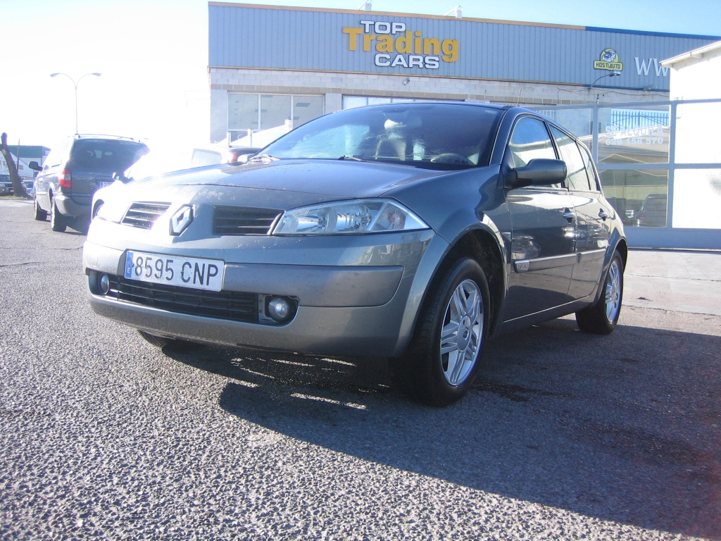 VISTA DELANTERA IZQUIERDA RENAULT MEGANE 1.9 DCI 120CV 