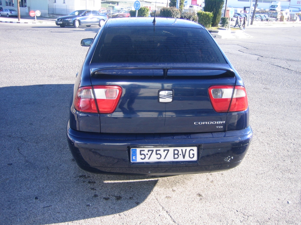 VISTA TRASERA SEAT CORDOBA 1.9 TDI 90CV
