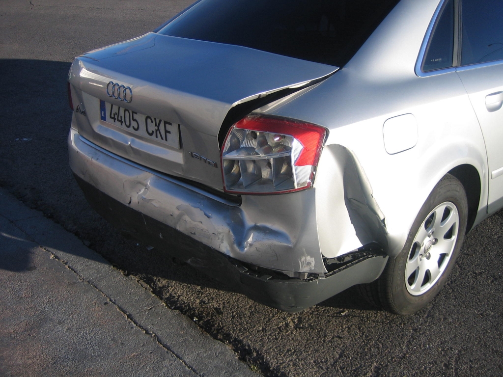 VISTA GOLPE TRASERO AUDI A-4 1.9 TDI 130CV