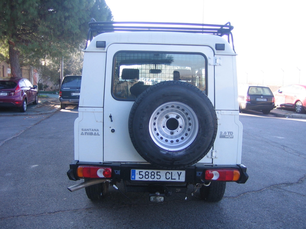 VISTA TRASERA SANTANA ANIBAL 2.8 TD UNIJET 125CV 4X4