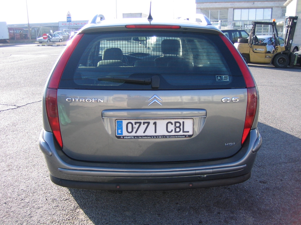 VISTA TRASERA CITROEN C-5 2.0 HDI 110CV