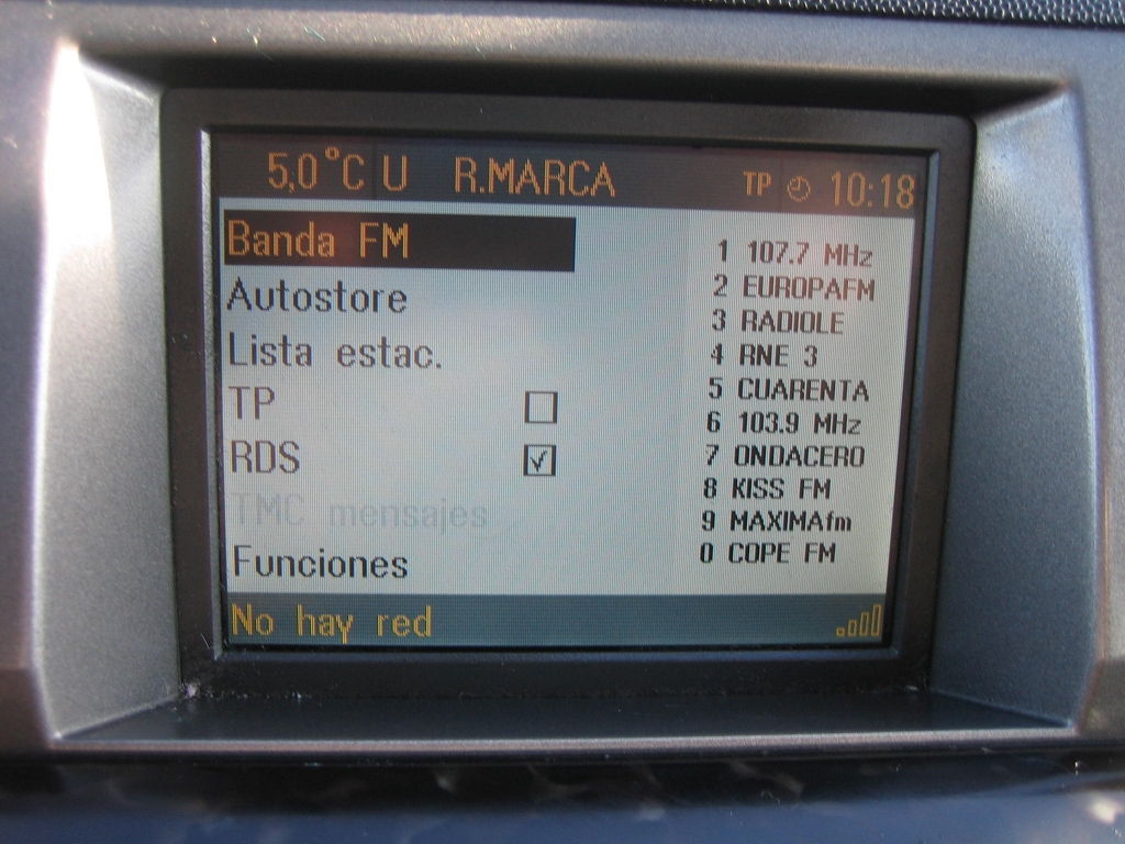 VISTA PANTALLA MULTI FUNCION OPEL SIGNUM 3.0 CDTI 177CV