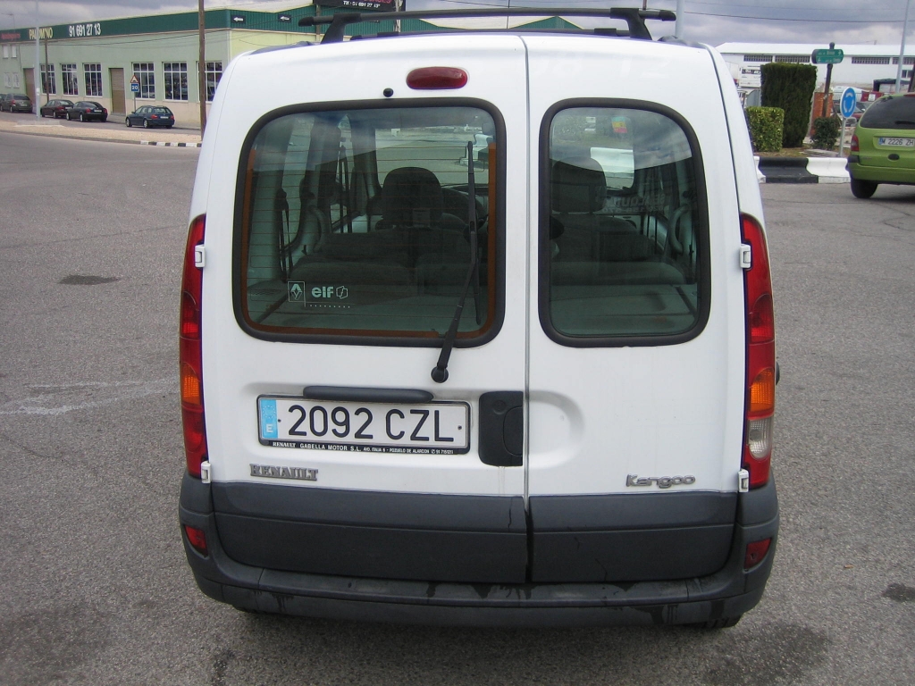 VISTA TRASERA RENAULT KANGOO 1.5 DCI 65CV COMBI