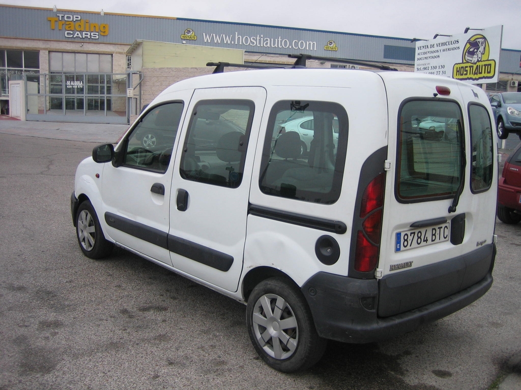 VISTA TRASERA IZQUIERDA RENAULT KANGOO 1.9 DCI 80CV COMBI