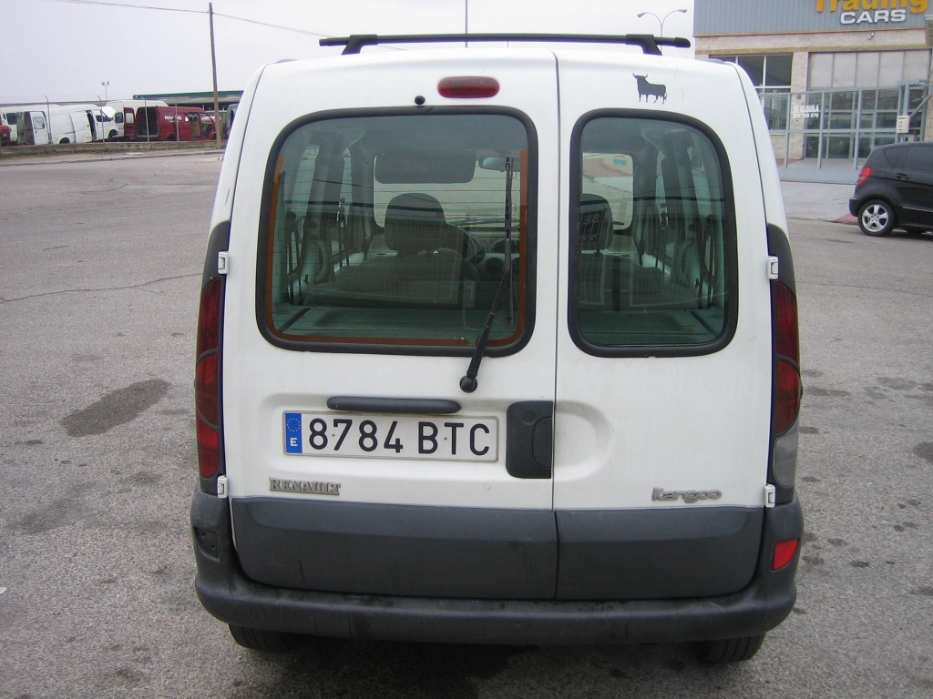 VISTA TRASERA RENAULT KANGOO 1.9 DCI 80CV COMBI