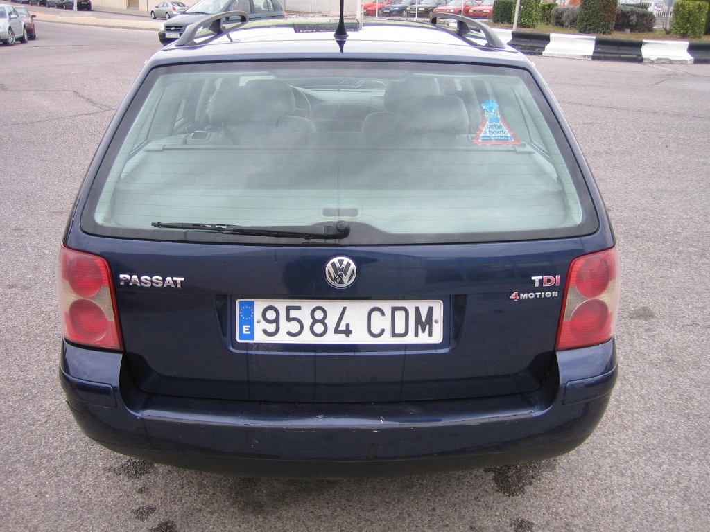 VISTA TRASERA VOLKSWAGEN PASSAT 1.9 TDI VARIANT 4-MOTION 130CV
