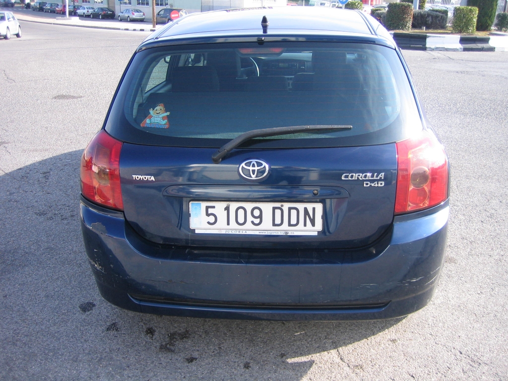 VISTA TRASERA TOYOTA COROLLA 2.0 D4D 115CV