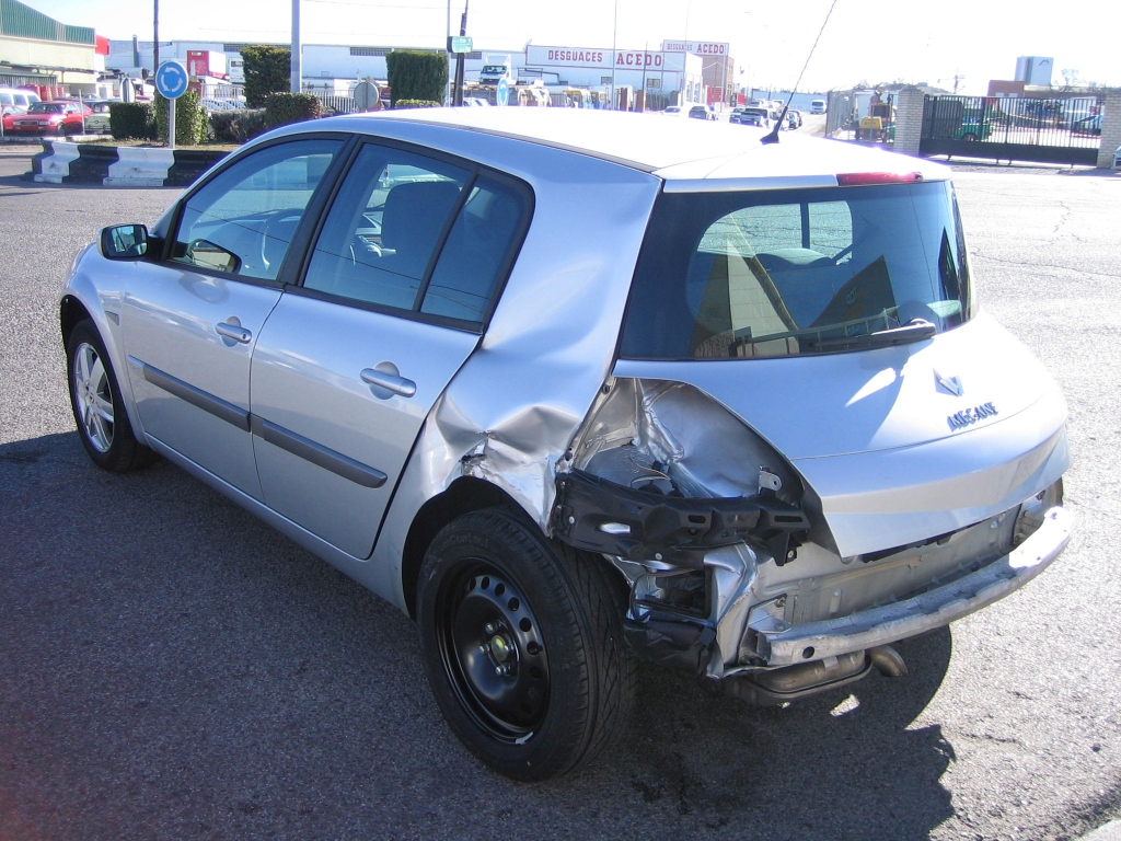 VISTA TRASERA IZQUIERDA RENAULT MEGANE 1.9 DCI 120CV