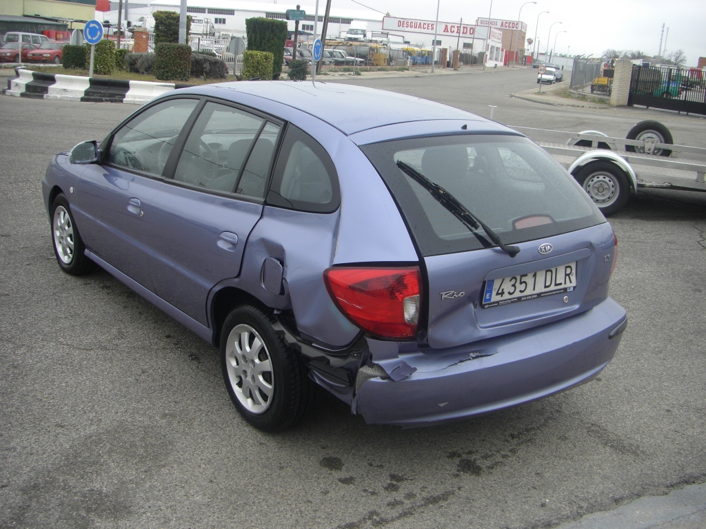 VISTA TRASERA IZQUIERDA KIA RIO 1.6 I-S 100CV FAMILIAR