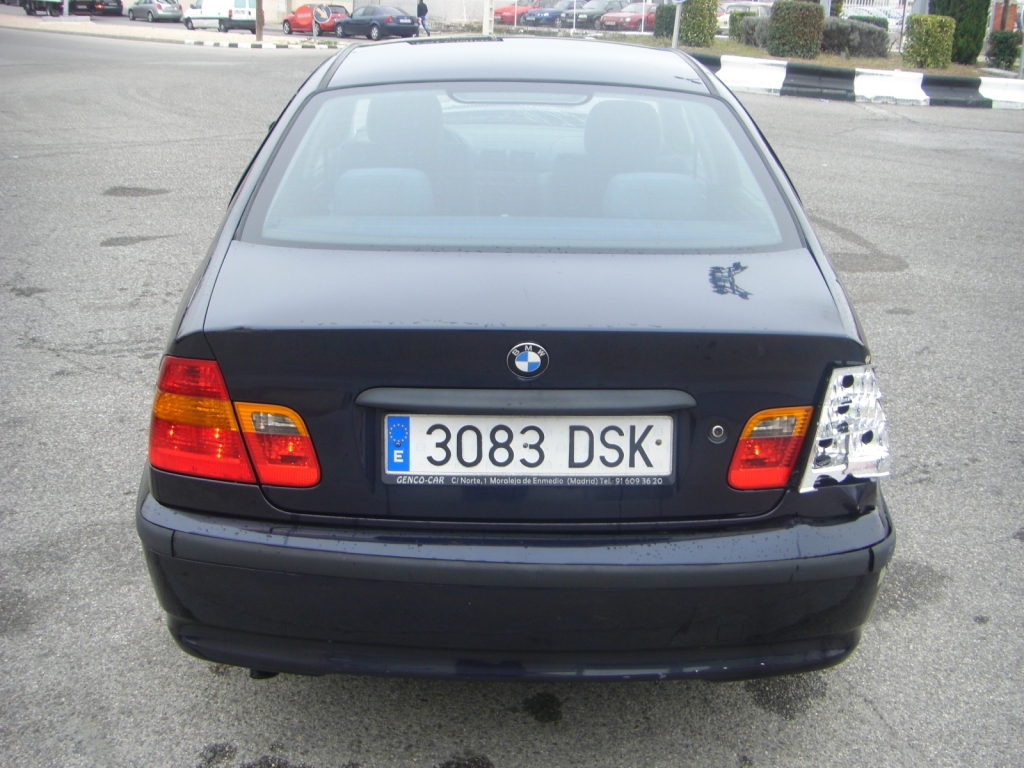 VISTA TRASERA BMW 320 D 2.0 150CV