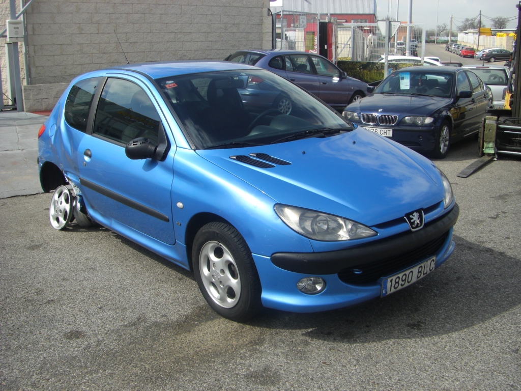 VISTA DELANTERA DERECHA PEUGEOT 206 XS 1.9 HDI 90CV