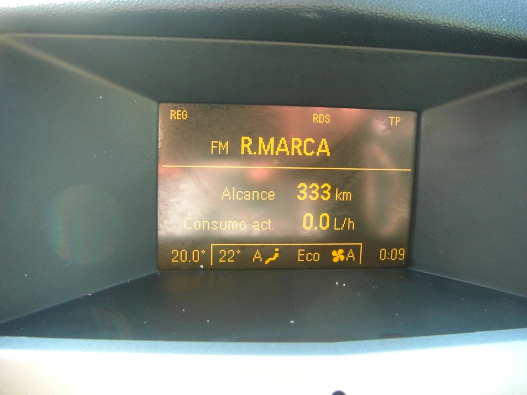 VISTA PANTALLA MULTI FUNCION OPEL ASTRA 1.6 TWINPORT GASOLINA 105CV