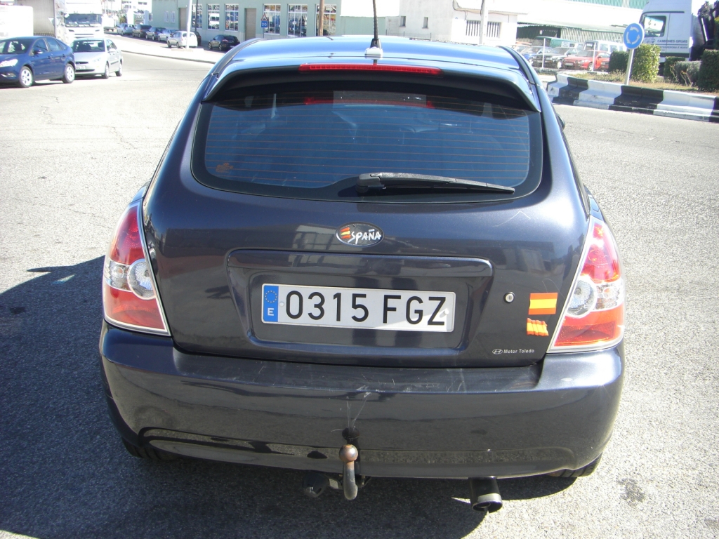 VISTA TRASERA HYNDAI ACCEP 1.5 CRDI 110CV